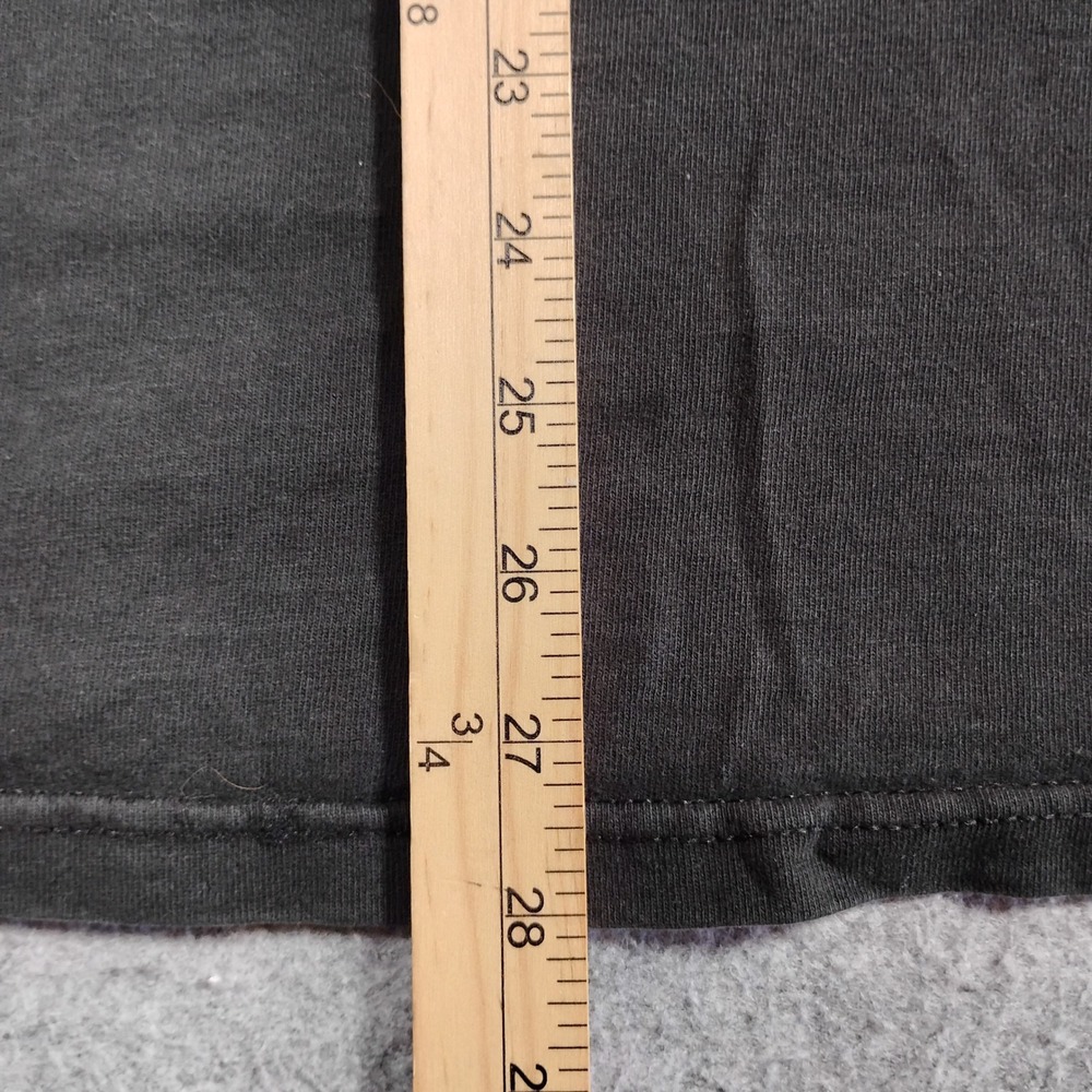 Vintage Fruit of the Loom Sunday River Maine Skiing Long Sleeve Shirt Black XL - Picture 8 of 12